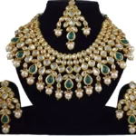 Indian necklace set with stones